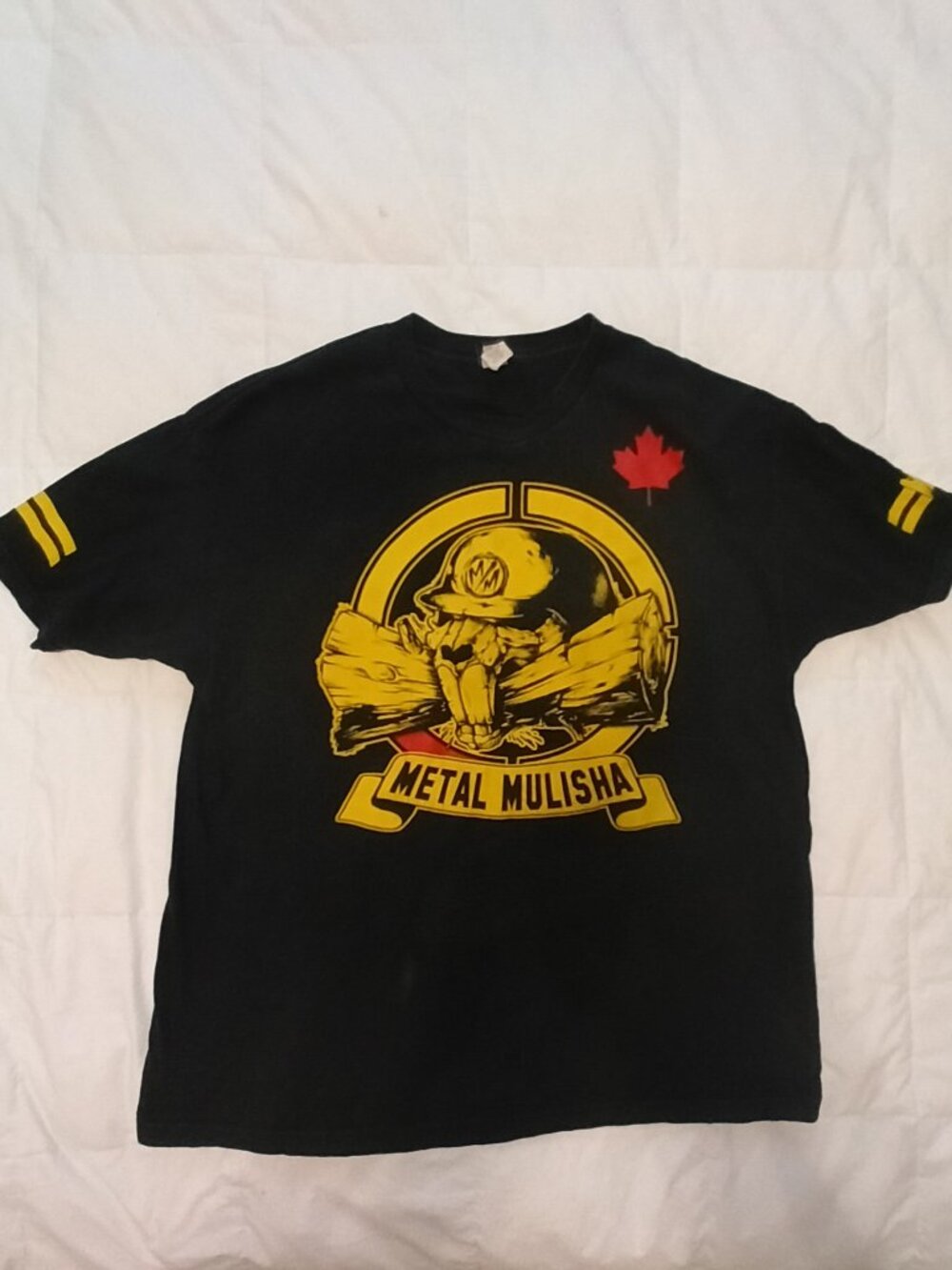 Y2K Metal Mulisha Canadian Beaver Moto Grunge Graphic Tee XXL